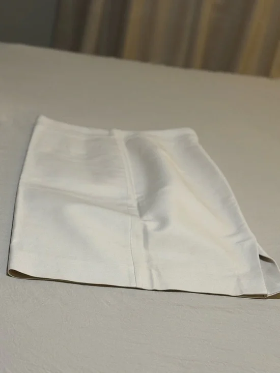 J. Crew Women's White A-Line Skirt - Picture 2 of 4